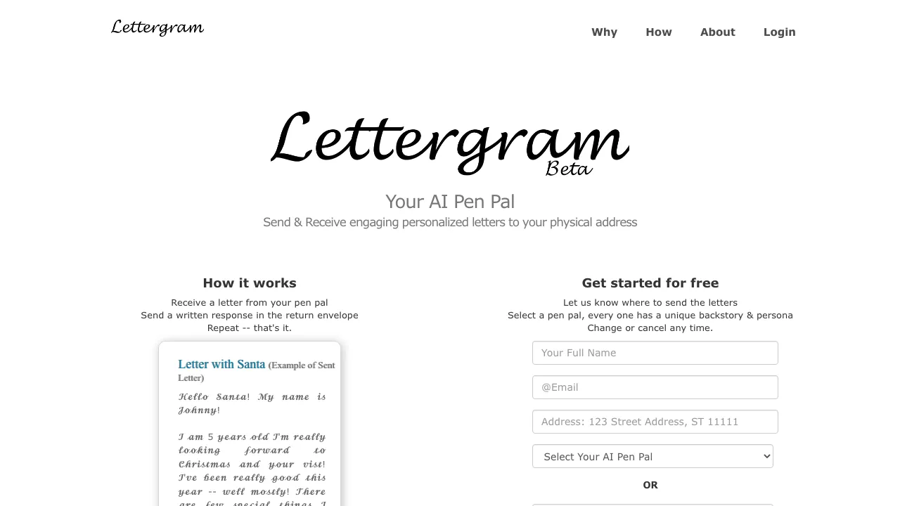 Lettergram screenshot