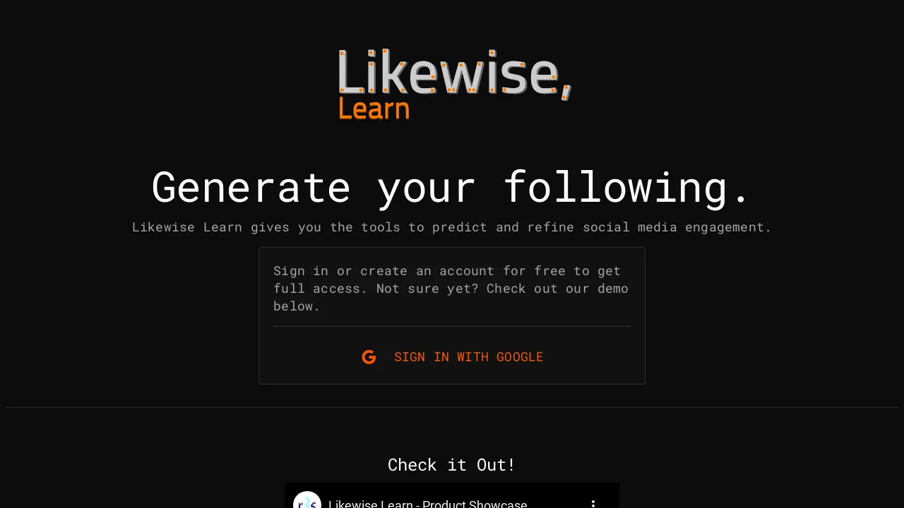 Likewise Learn screenshot