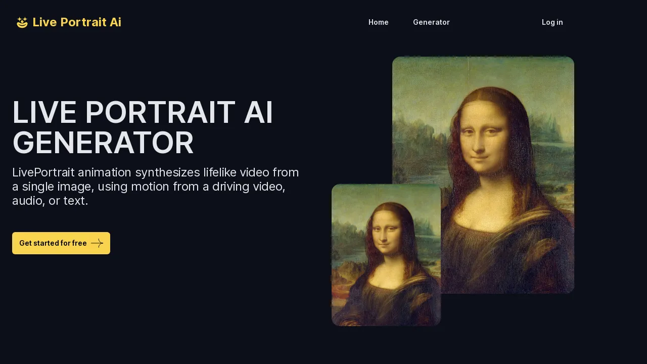 Live Portrait Ai Generator