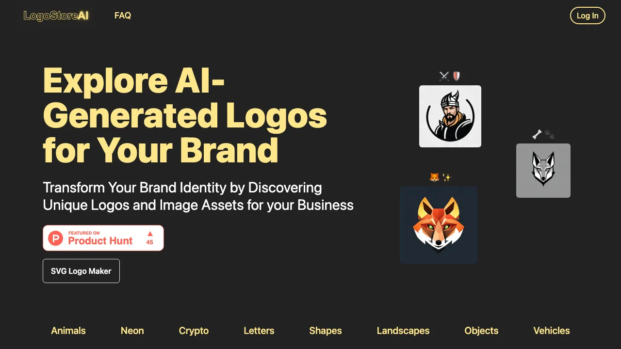 LogoStoreAI screenshot