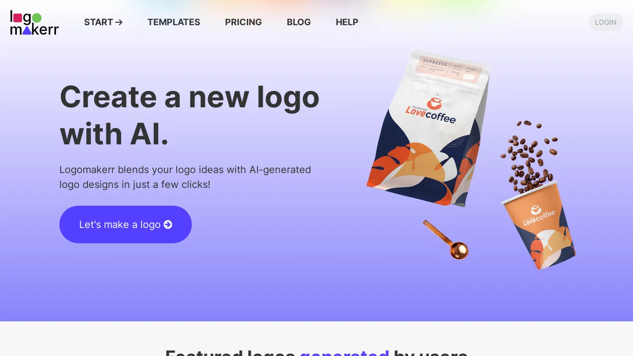 Logomakerr screenshot