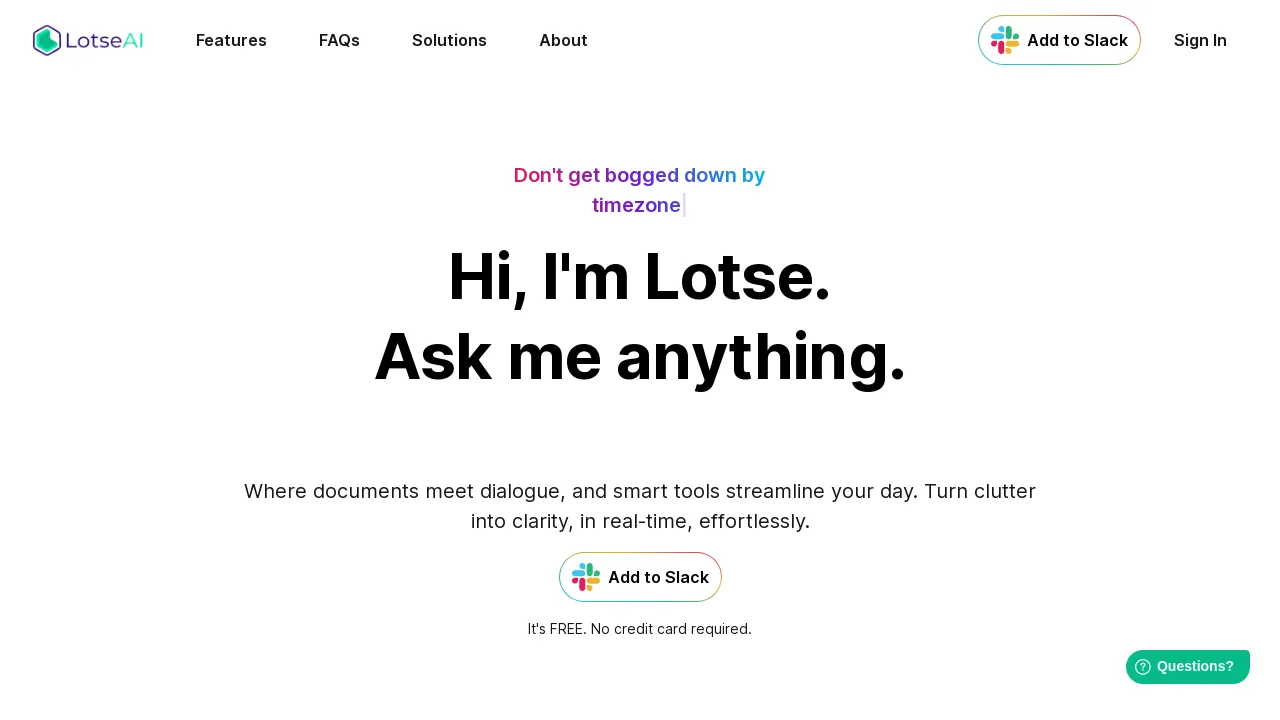 Lotse screenshot