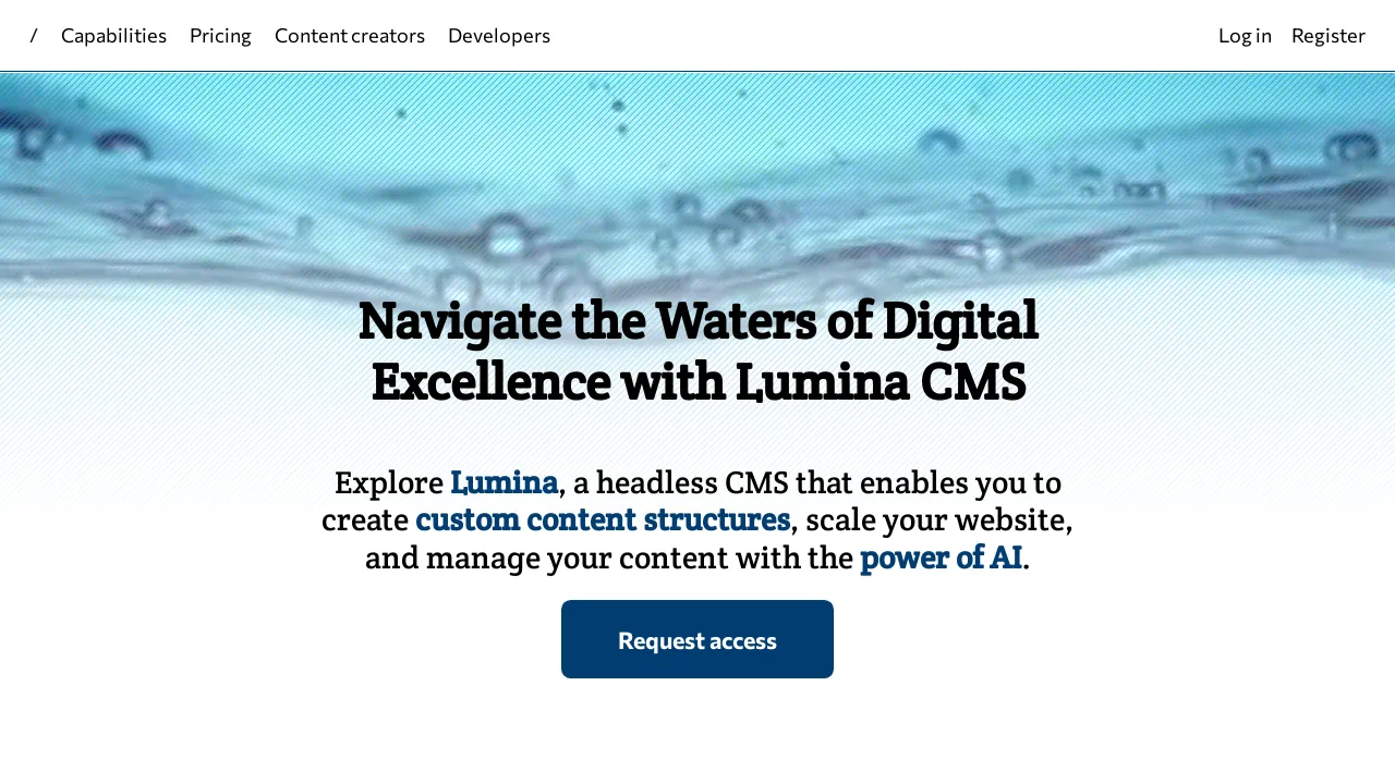 Lumina tools screenshot