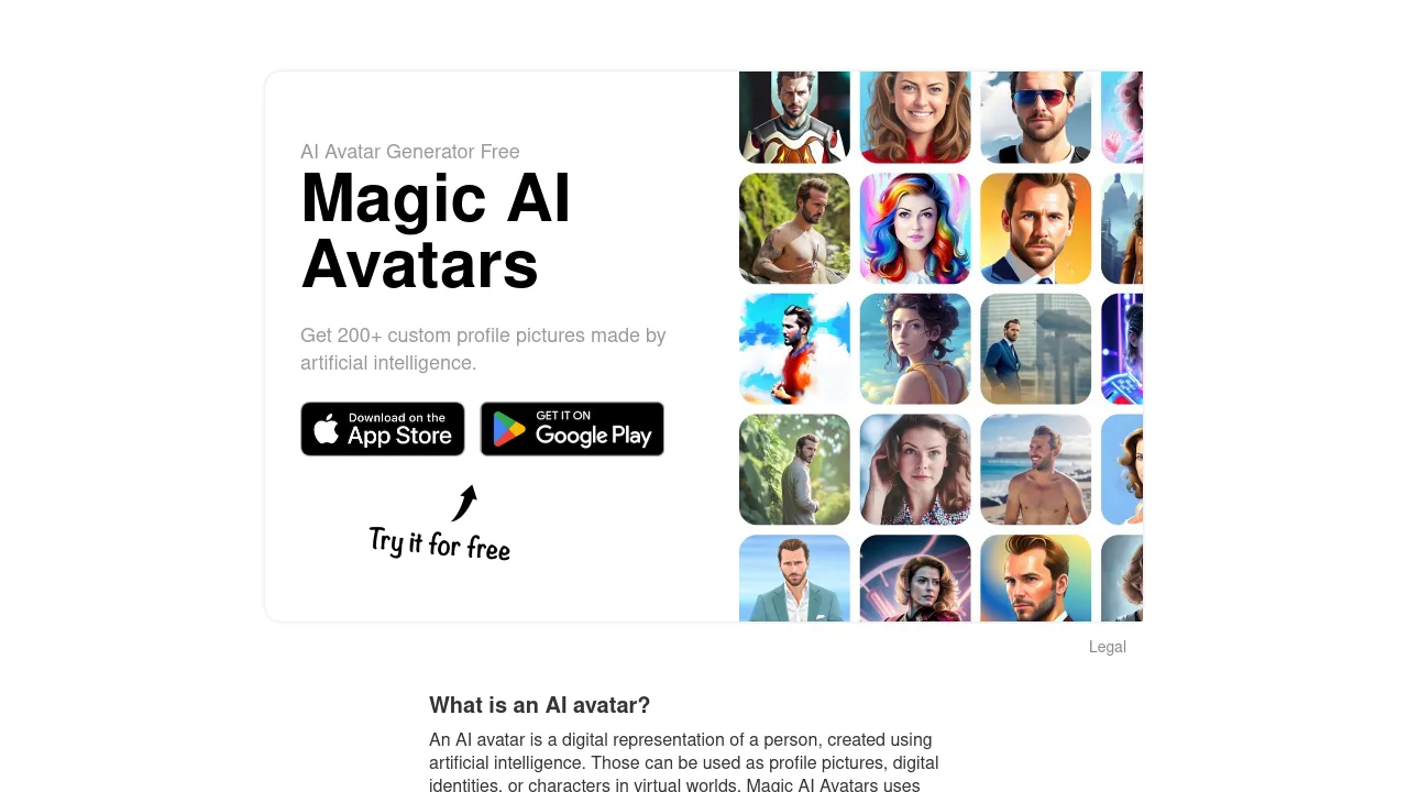 Magic AI Avatars screenshot