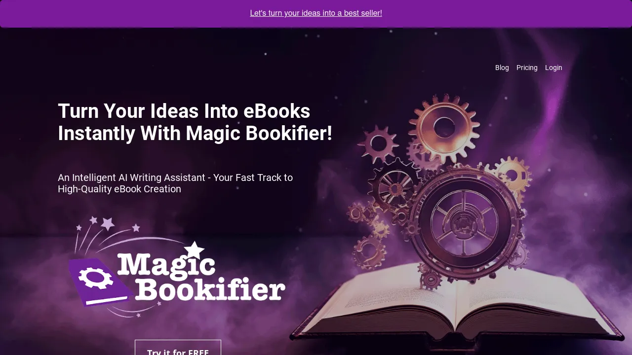 Magic Bookifier screenshot