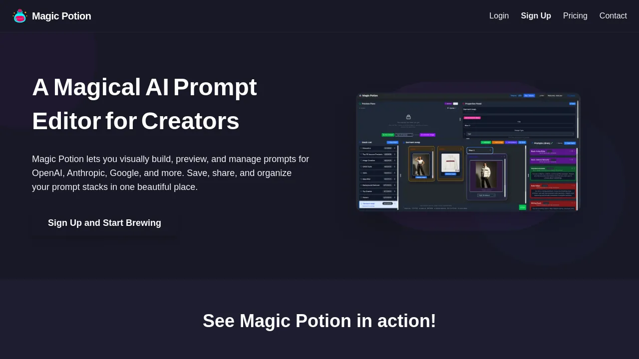 Magic Potion screenshot