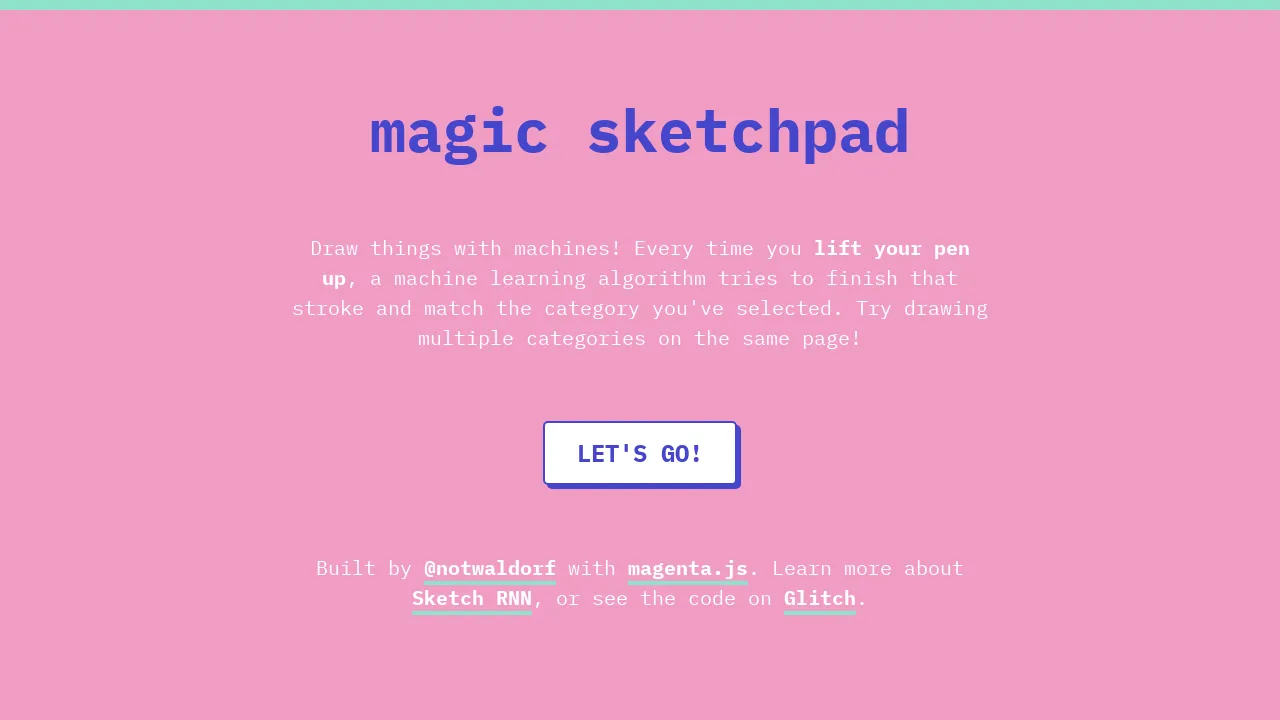 Magic Sketchpad screenshot