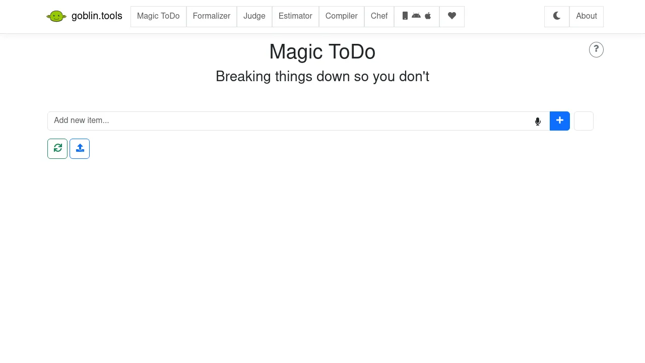 Magic ToDo screenshot