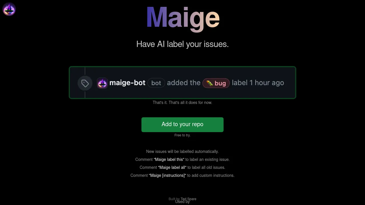 Maige screenshot