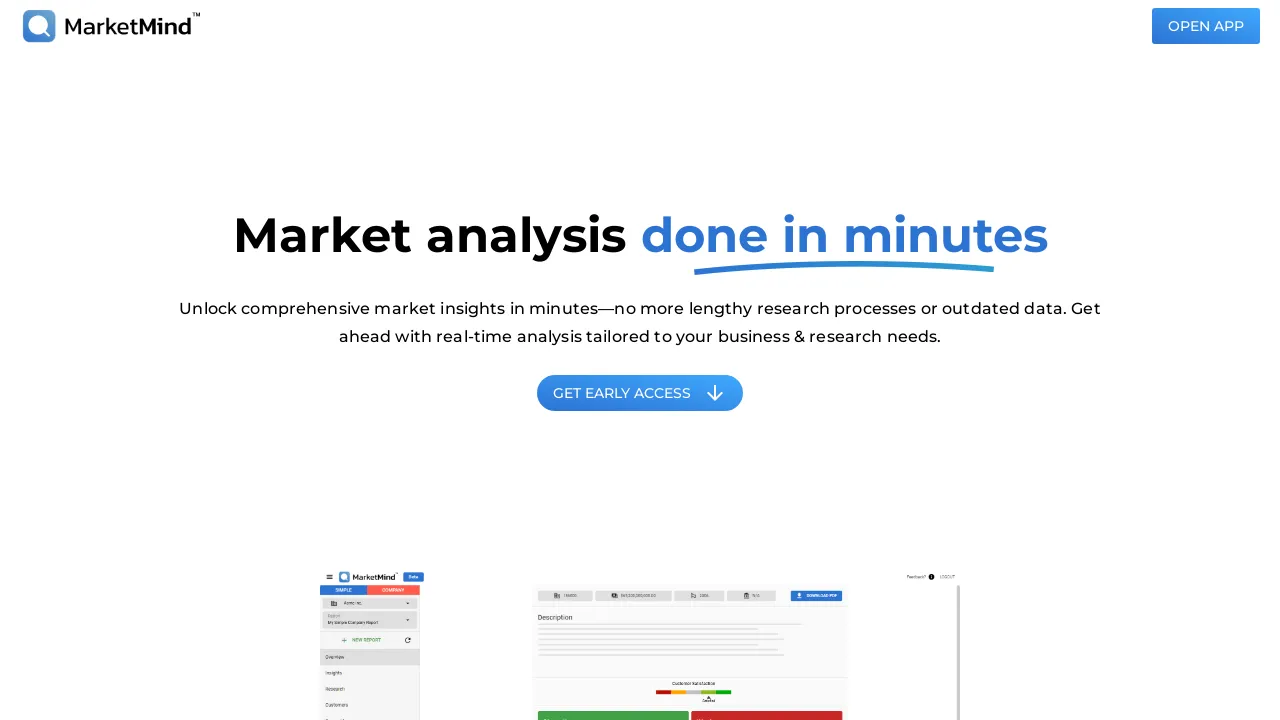 MarketMind screenshot