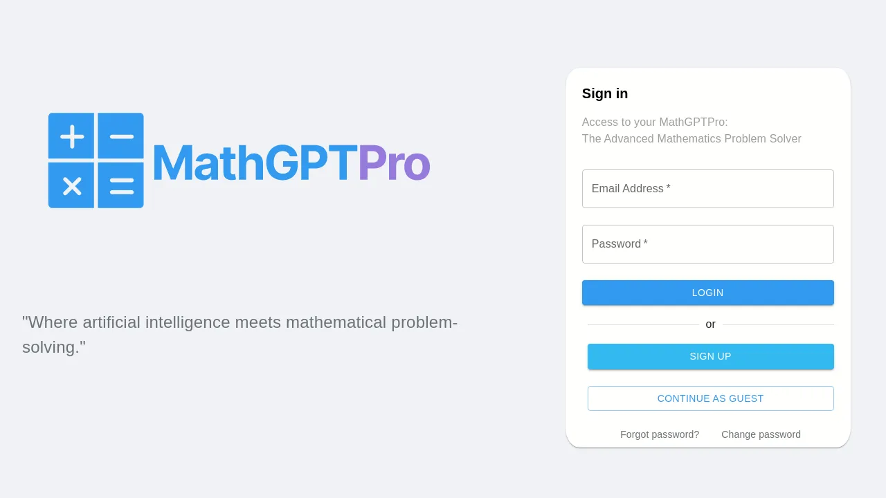 MathGPTPro screenshot