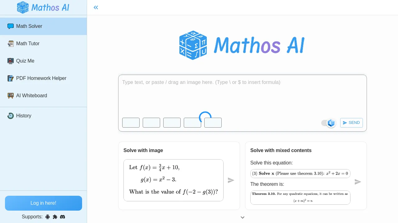 Mathos AI screenshot