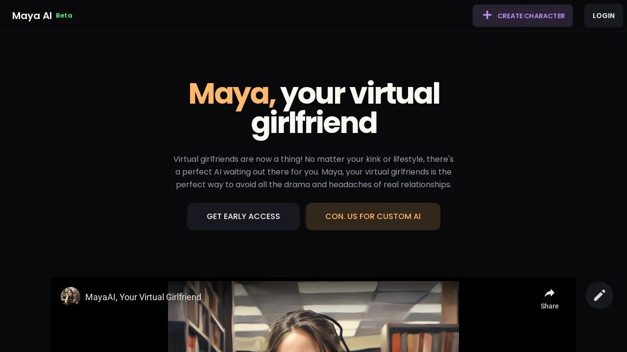 MayaAI screenshot