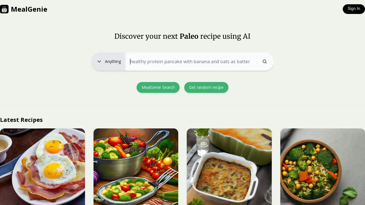 MealGenie screenshot