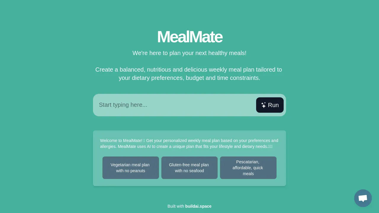 MealMate screenshot
