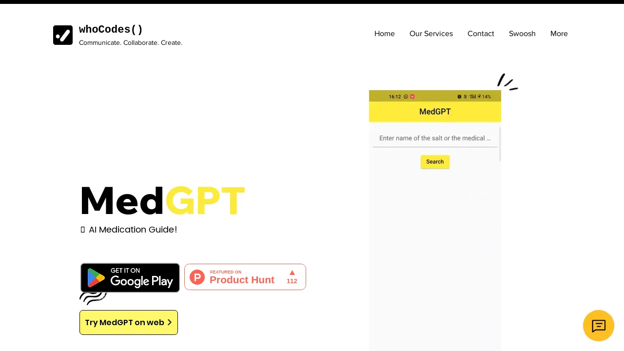 MedGPT screenshot