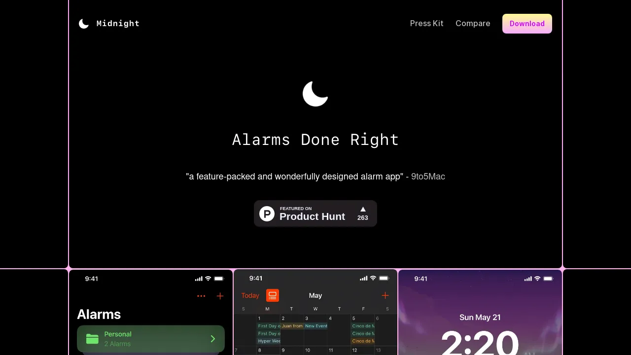 Midnight Alarm screenshot