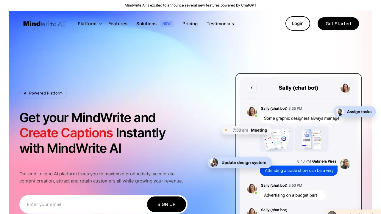 Mindwrite screenshot