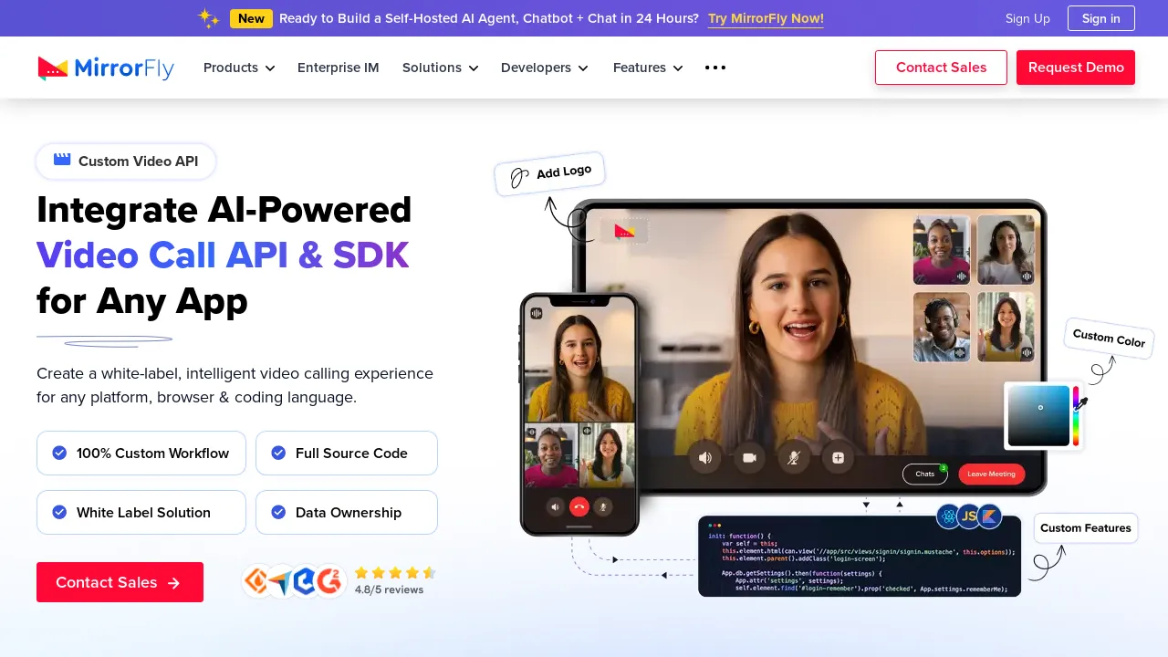 MirrorFly Video Call SDK