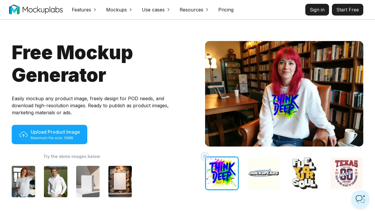 Mockuplabs Mockup Maker - Mock Up Anything