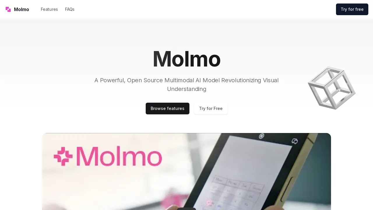 Molmo screenshot