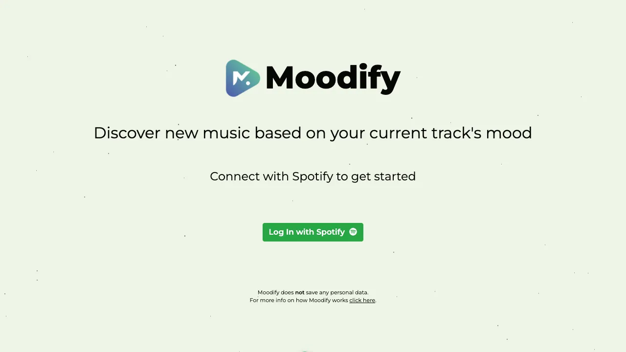 Moodify screenshot