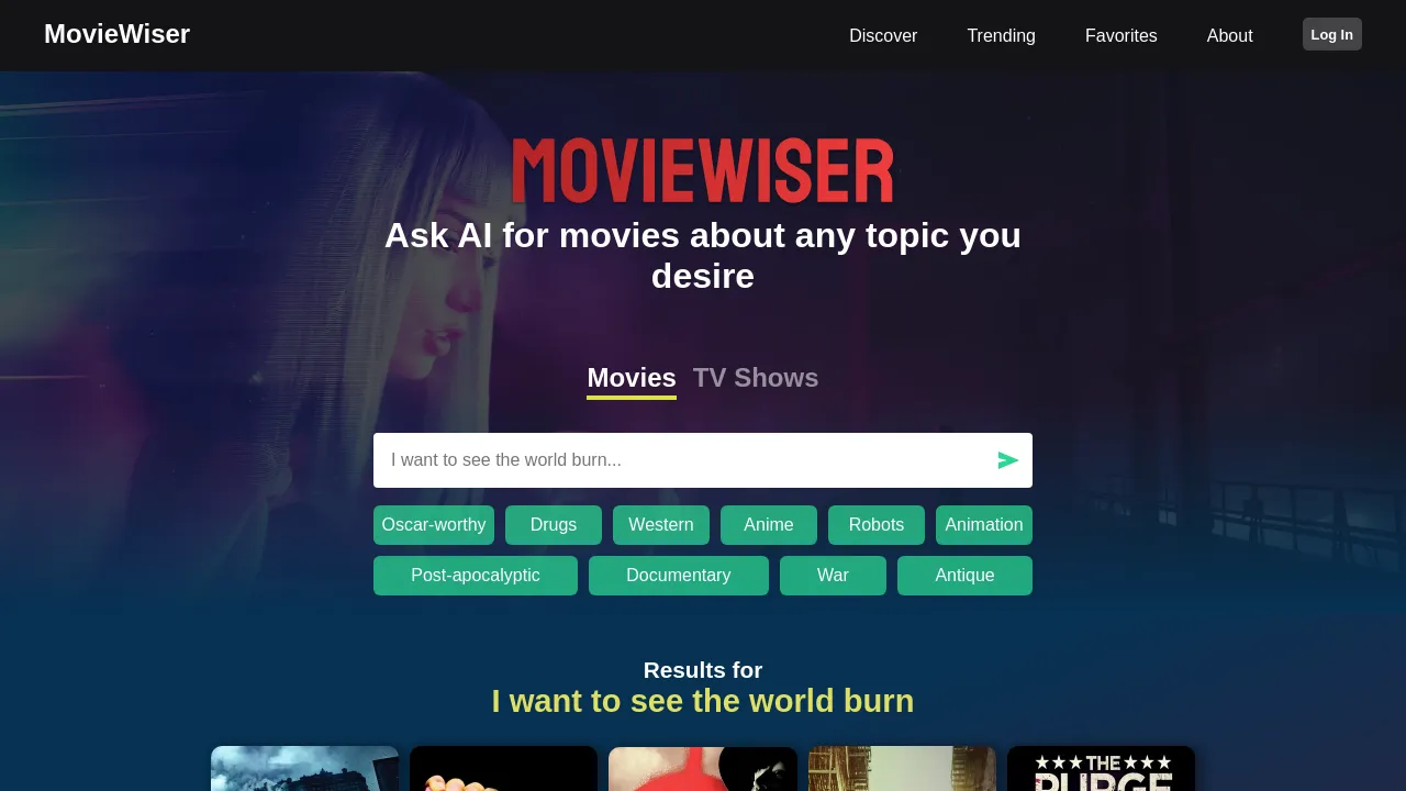MovieWiser screenshot