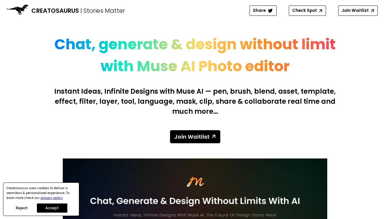 Muse AI (Beta) screenshot
