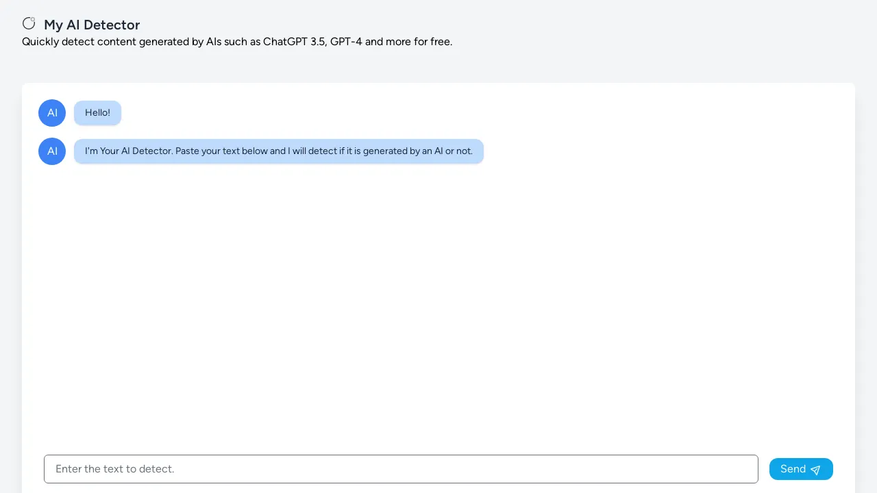 My AI Detector screenshot
