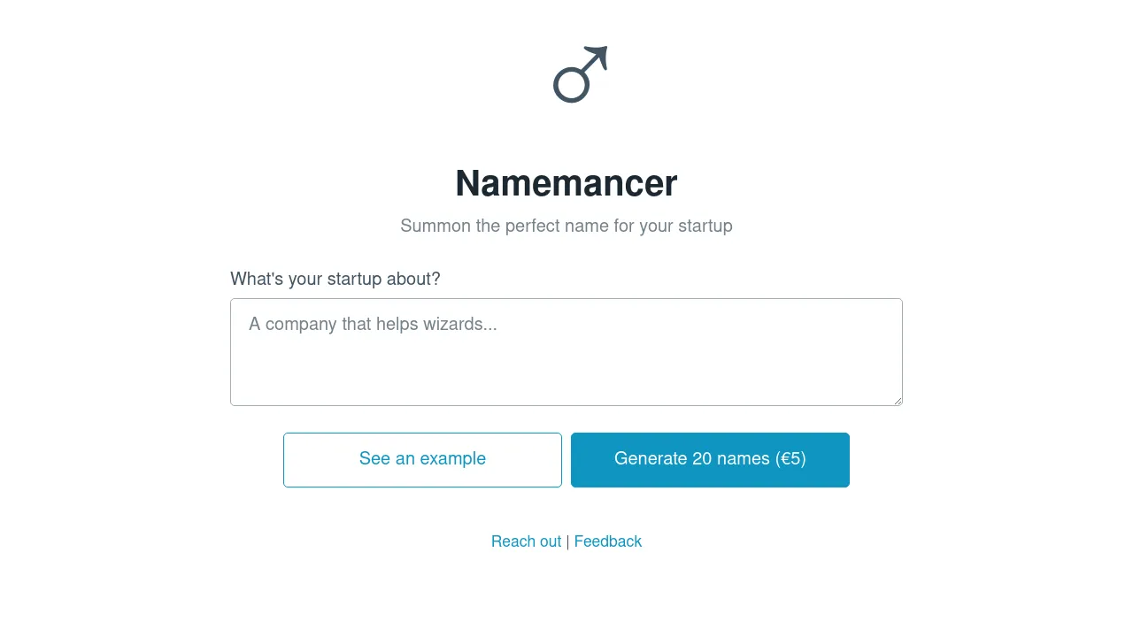 Namemancer screenshot