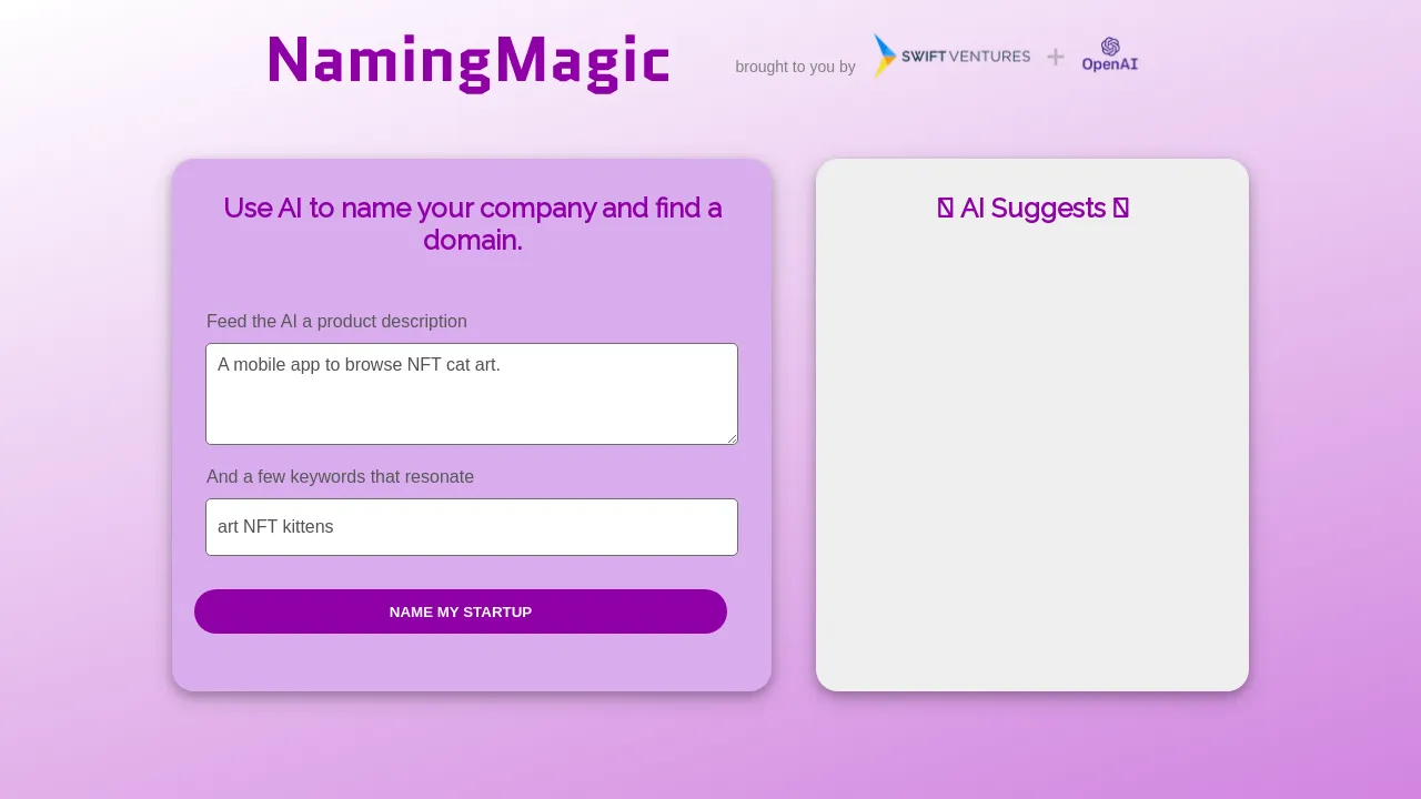 Naming Magic screenshot