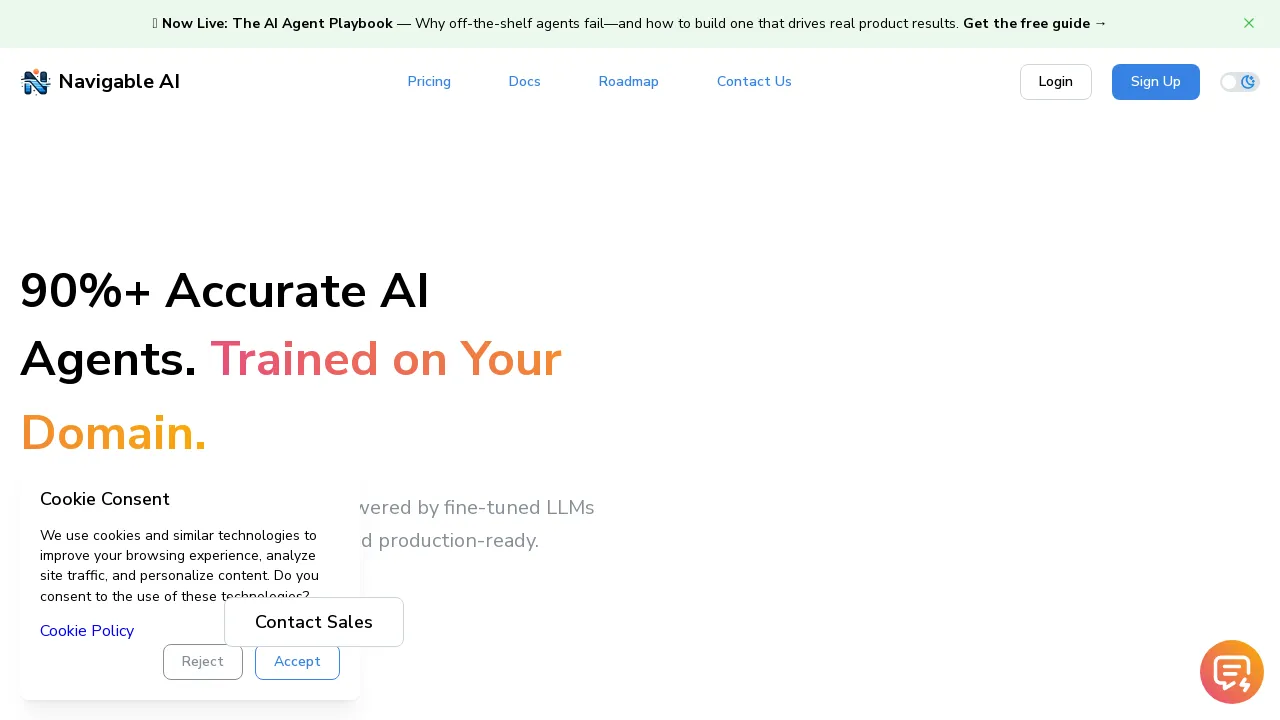 Navigable AI