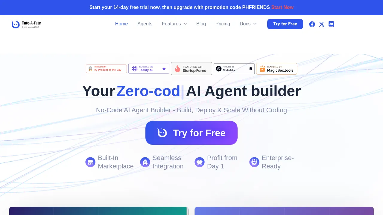 No-Code AI Agent Builder - Build, Deploy & Scale Without Coding