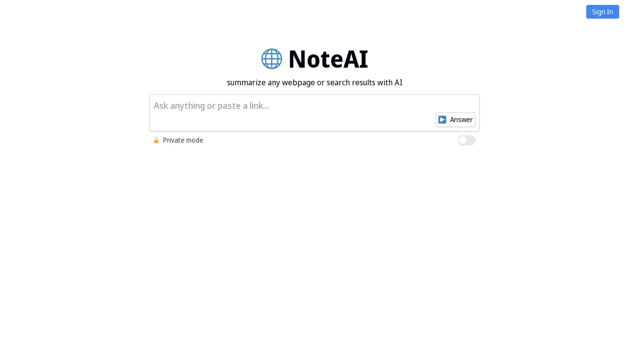 NoteAI screenshot