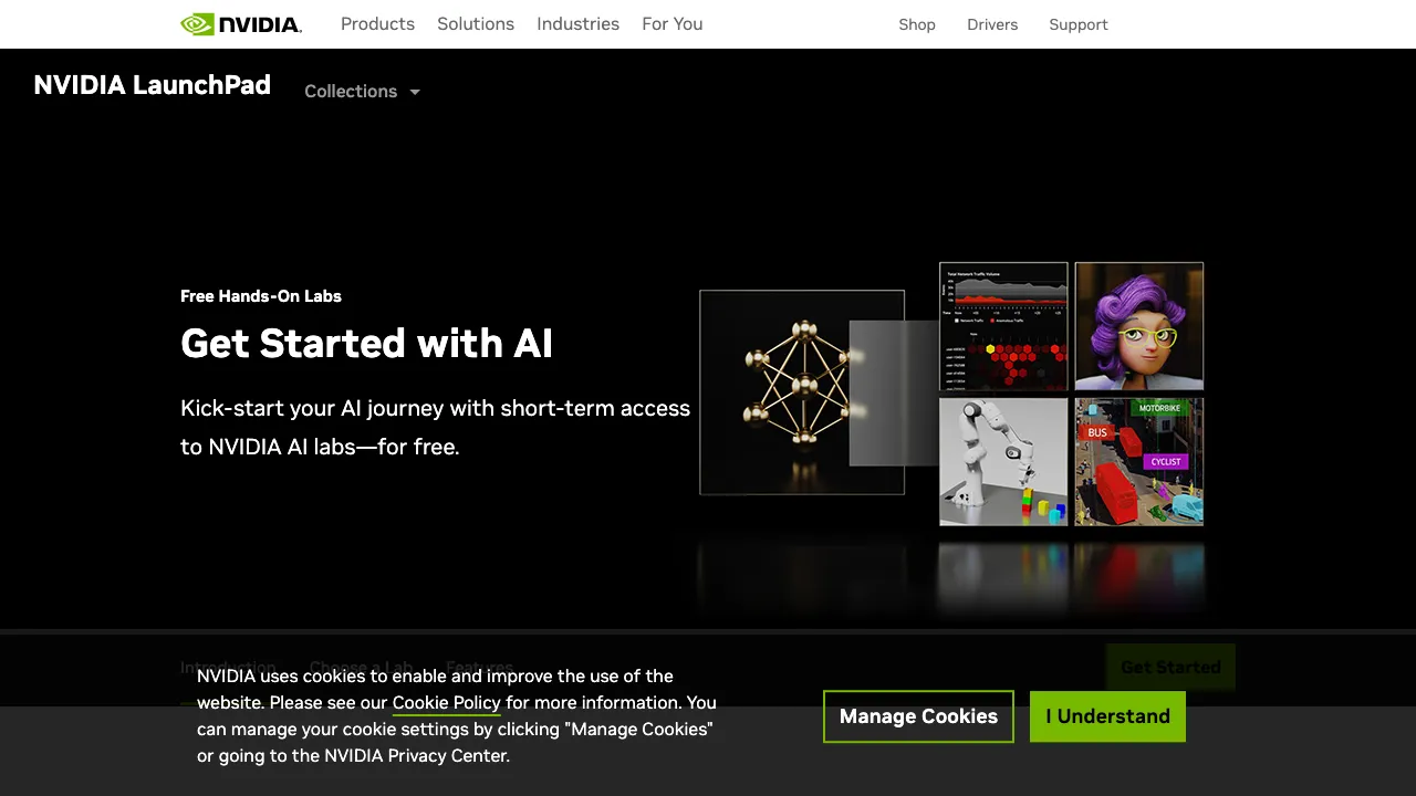 Nvidia Launchpad AI screenshot