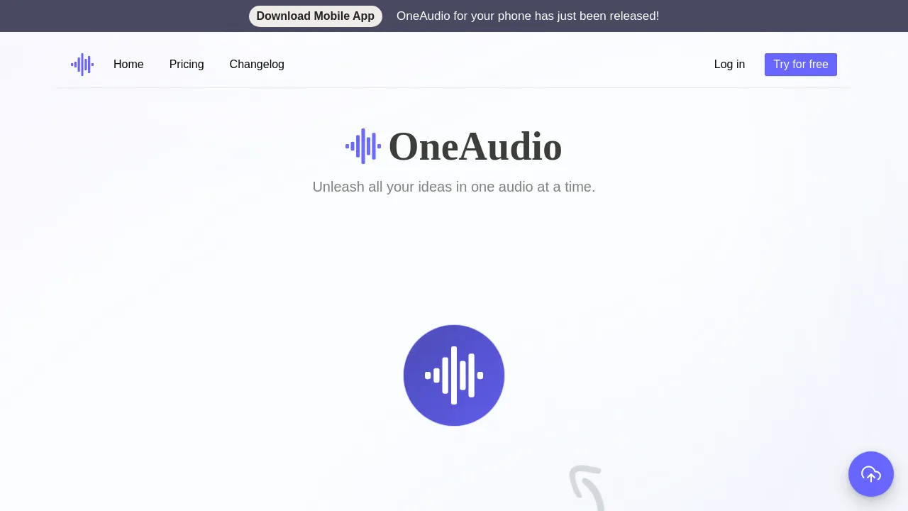 OneAudio screenshot