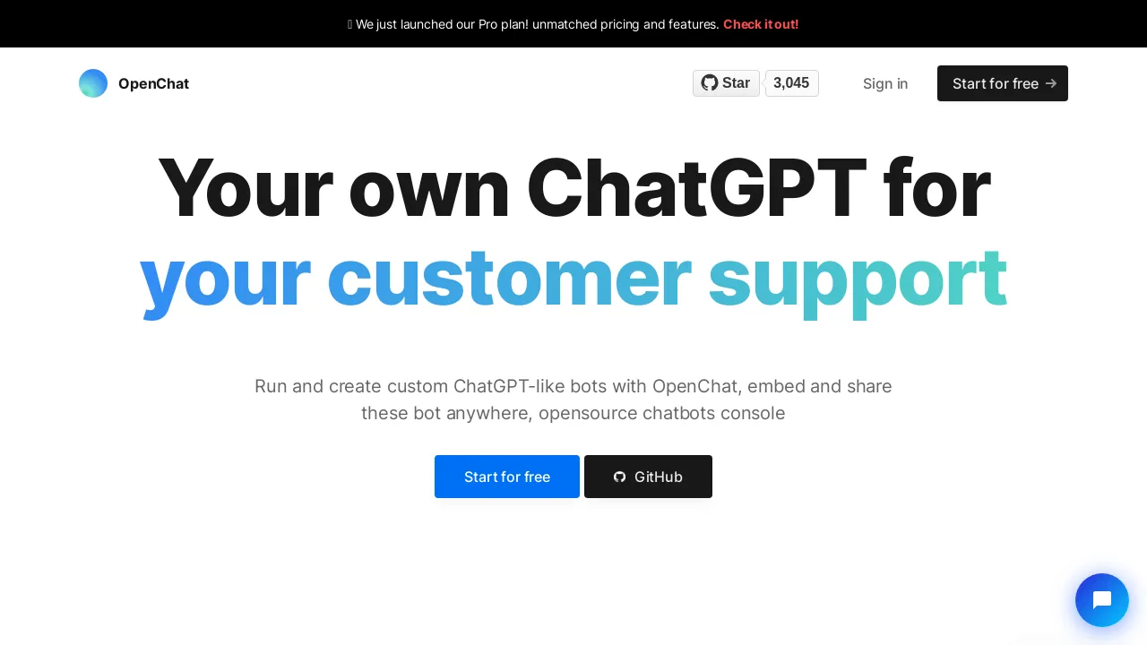 Openchat screenshot