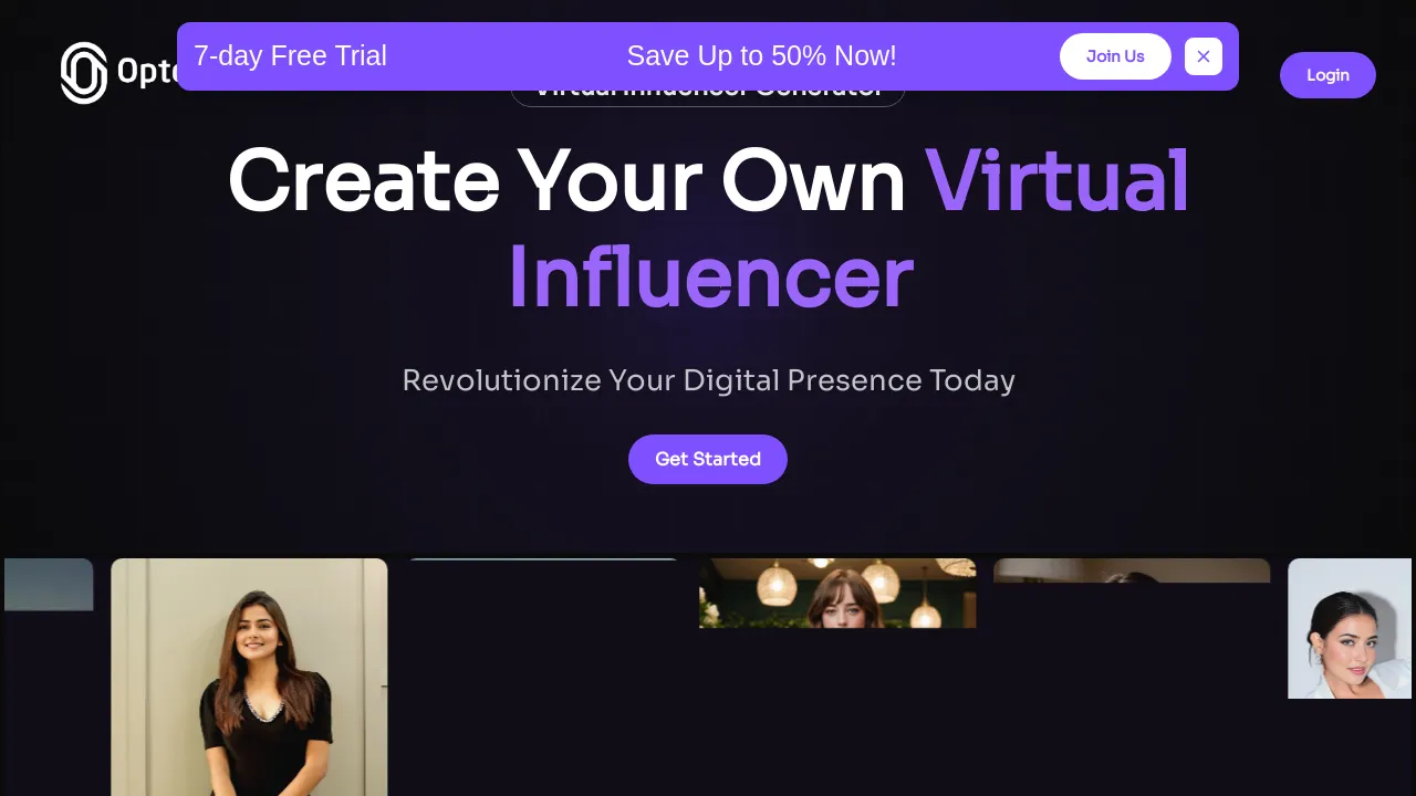 Optodolce - Create Virtual Influencers with AI screenshot