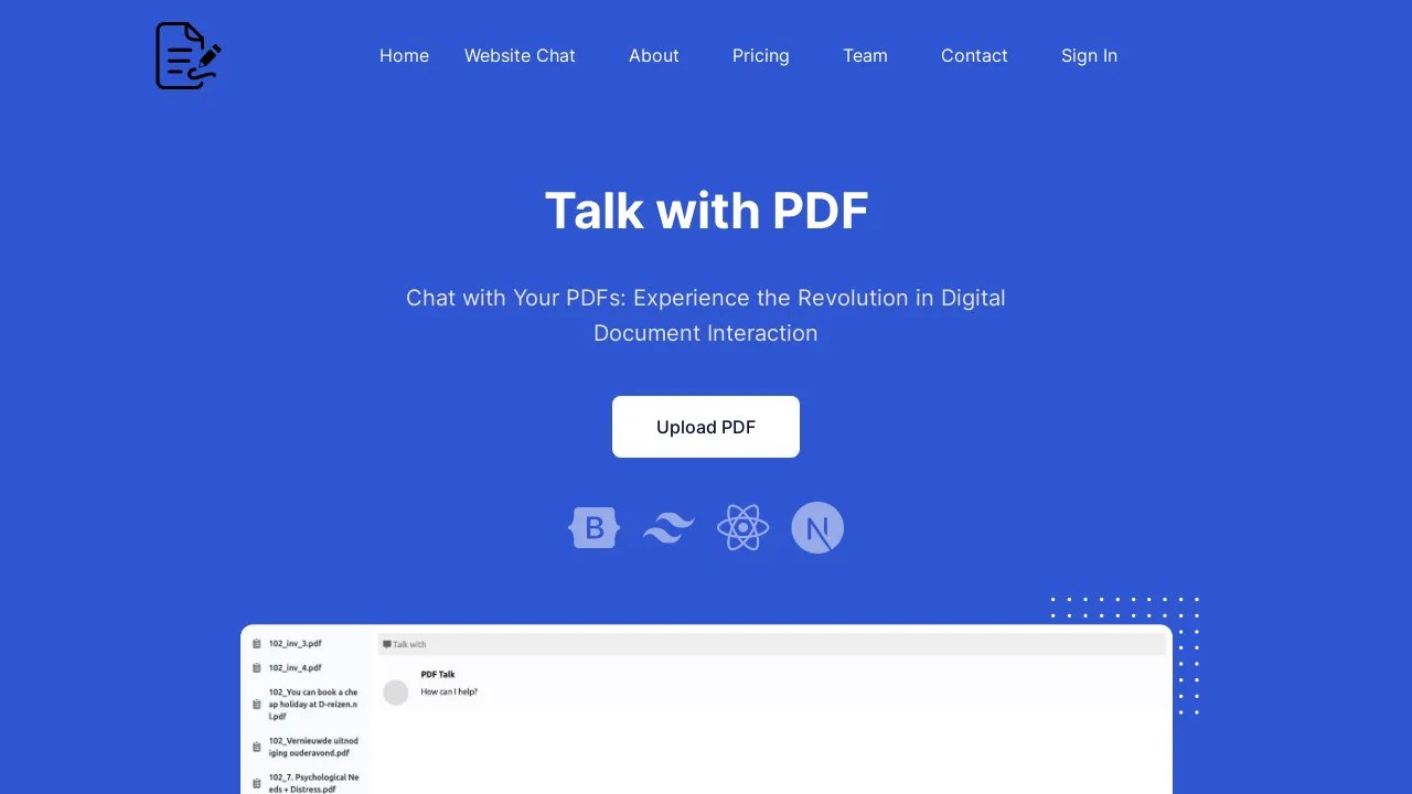 PDF Talk screenshot