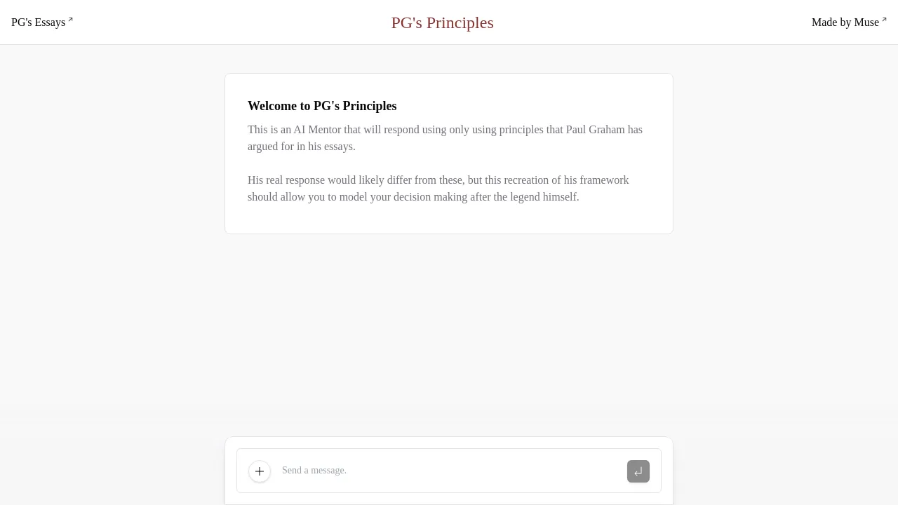 PGS Principles screenshot