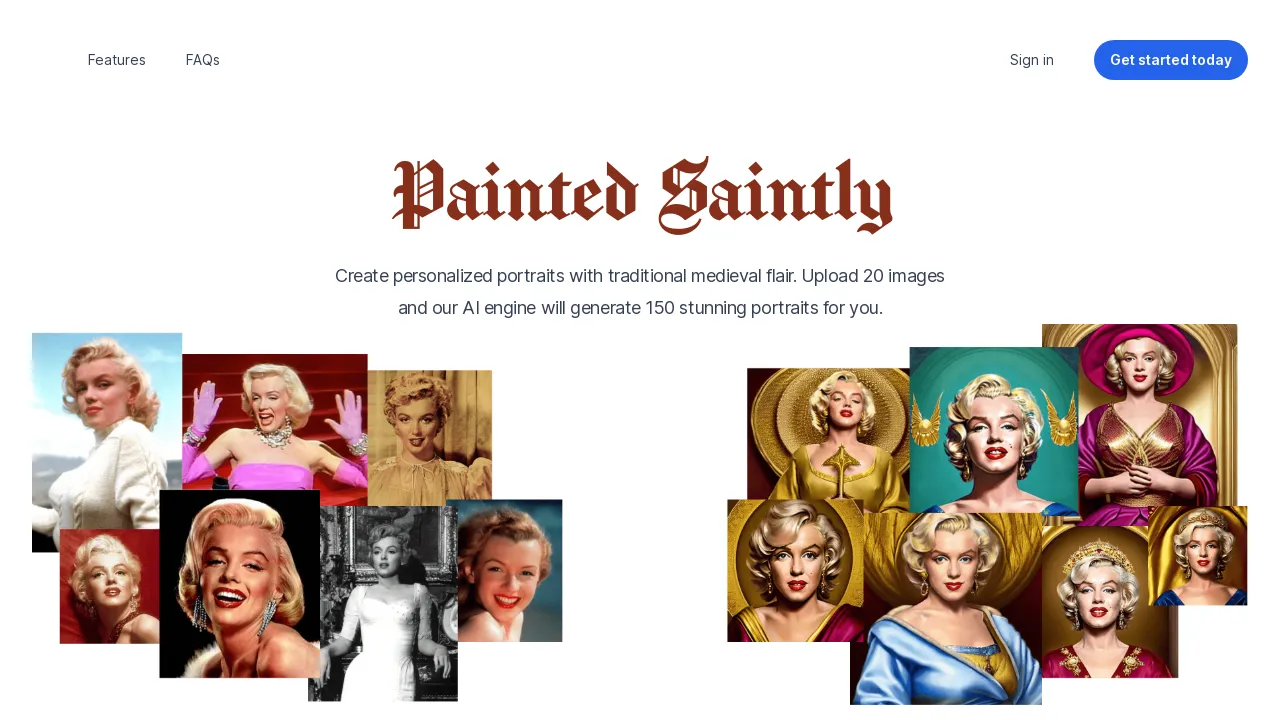 Painted Saintly screenshot