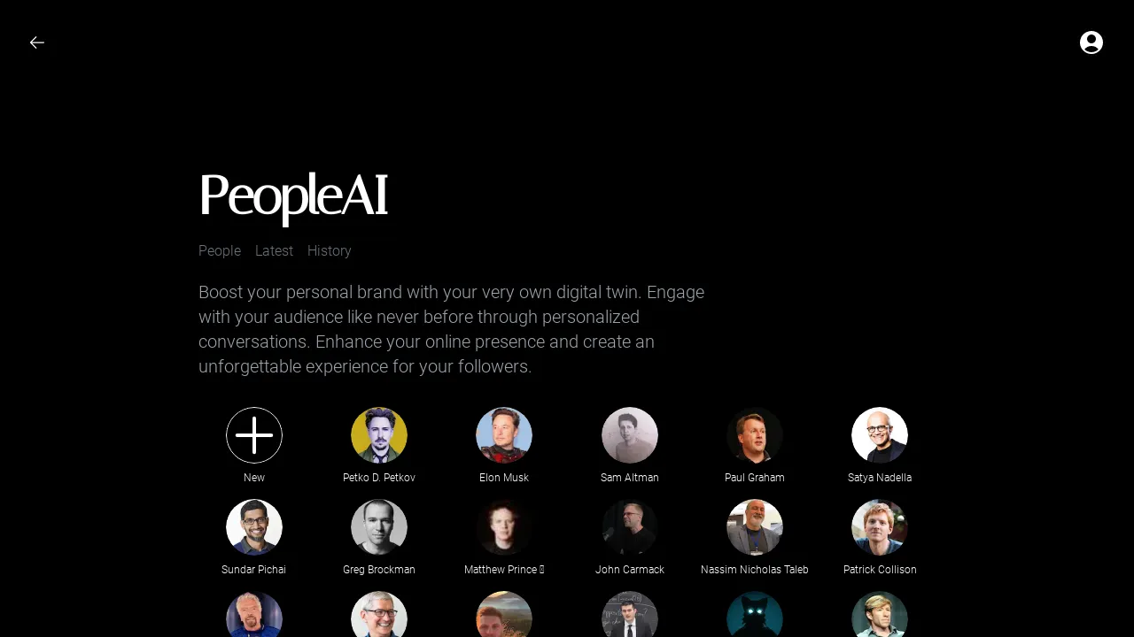 PeopleAI screenshot