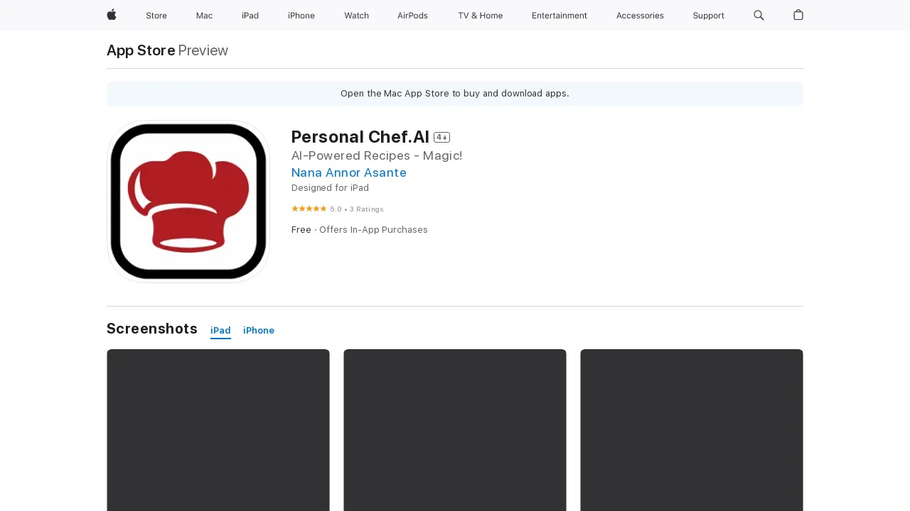 Personal Chef.AI screenshot