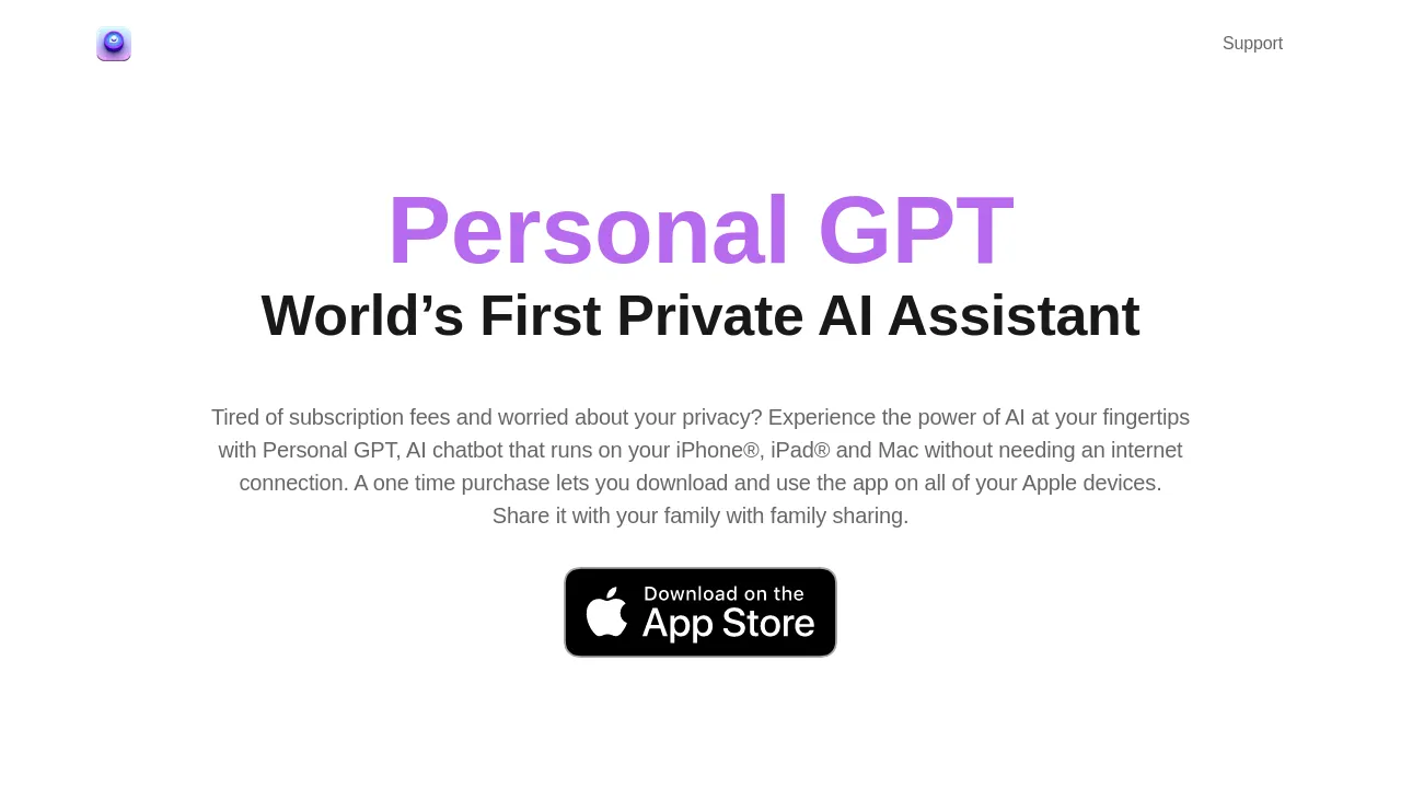 Personal GPT screenshot