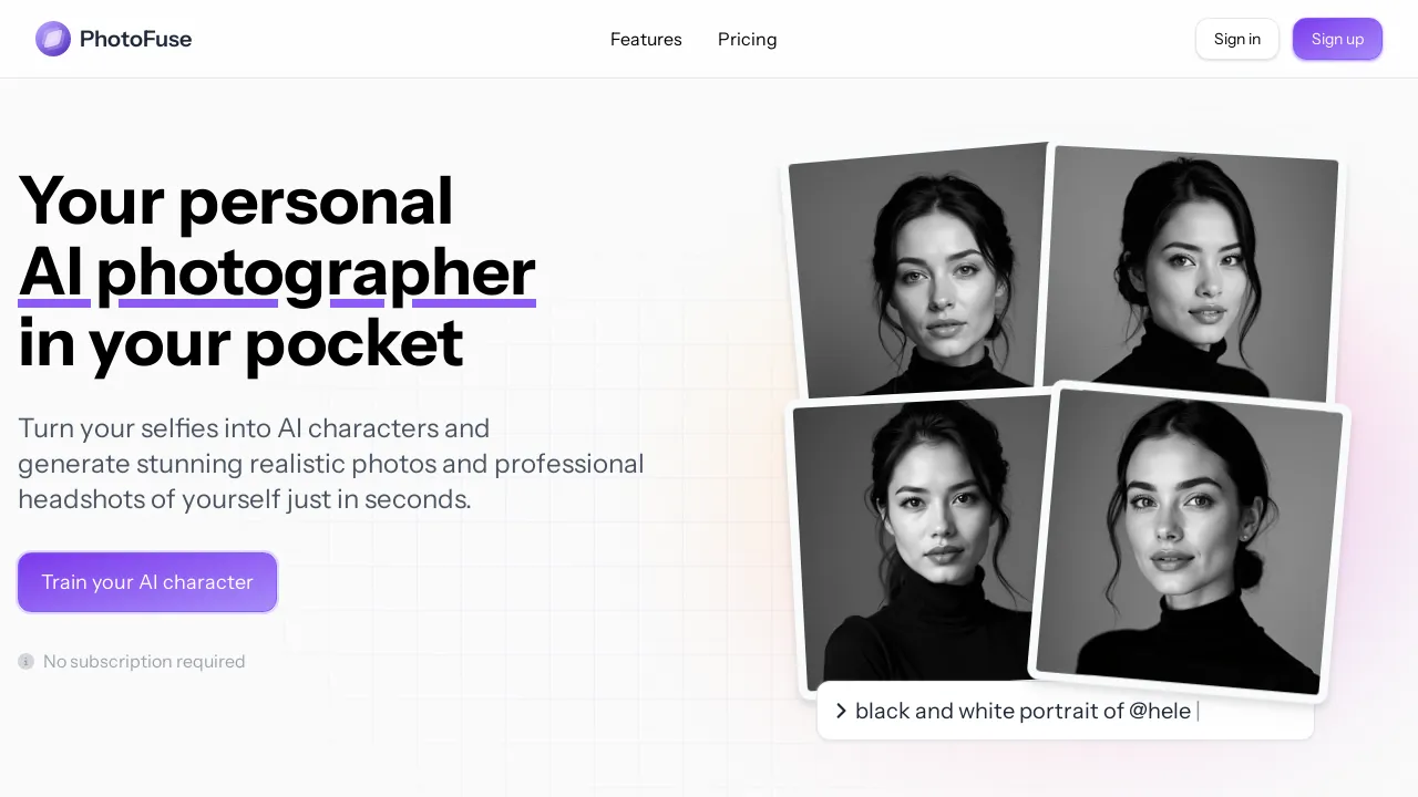 PhotoFuse screenshot