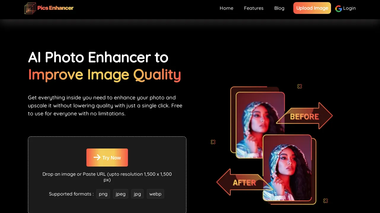 Pics Enhancer screenshot