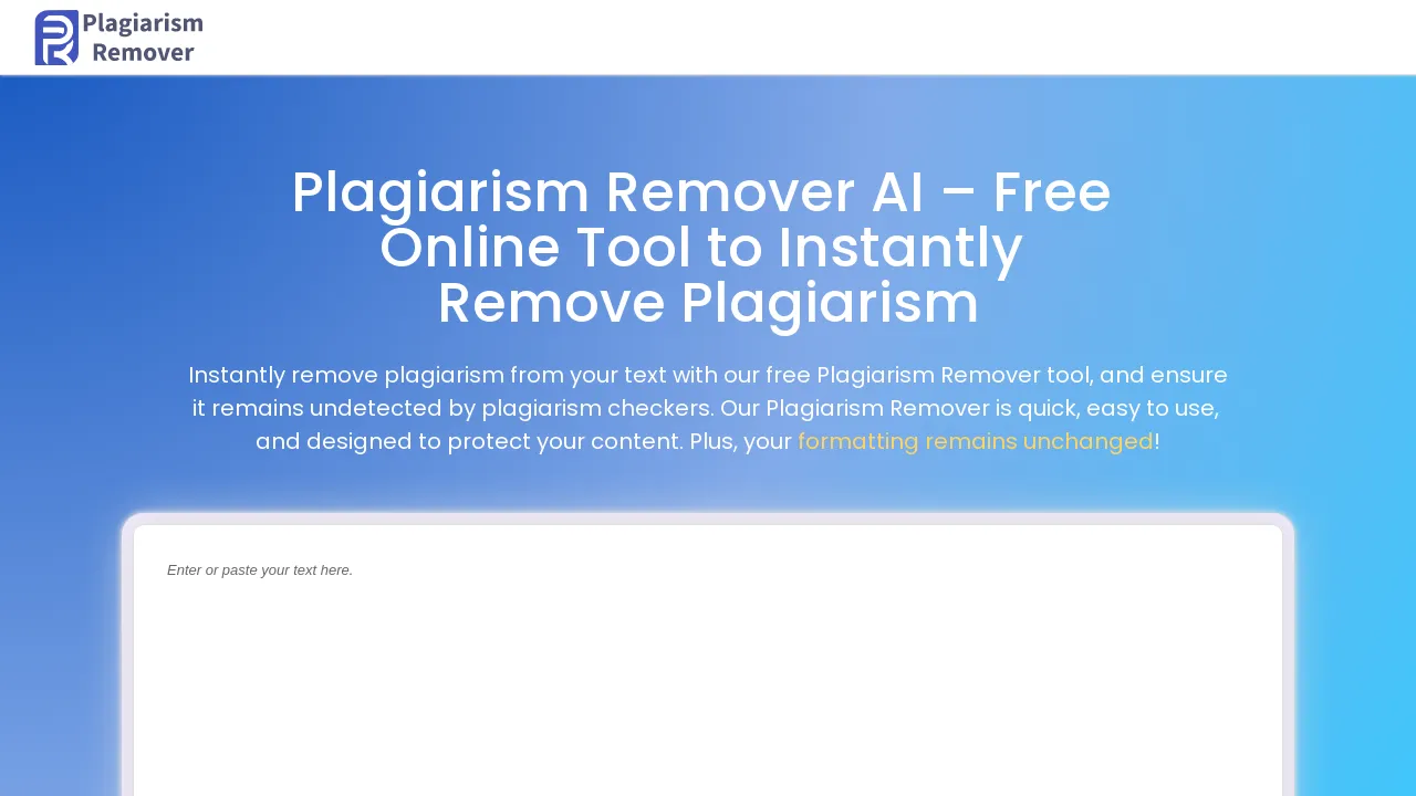 PlagiarismRemover.AI