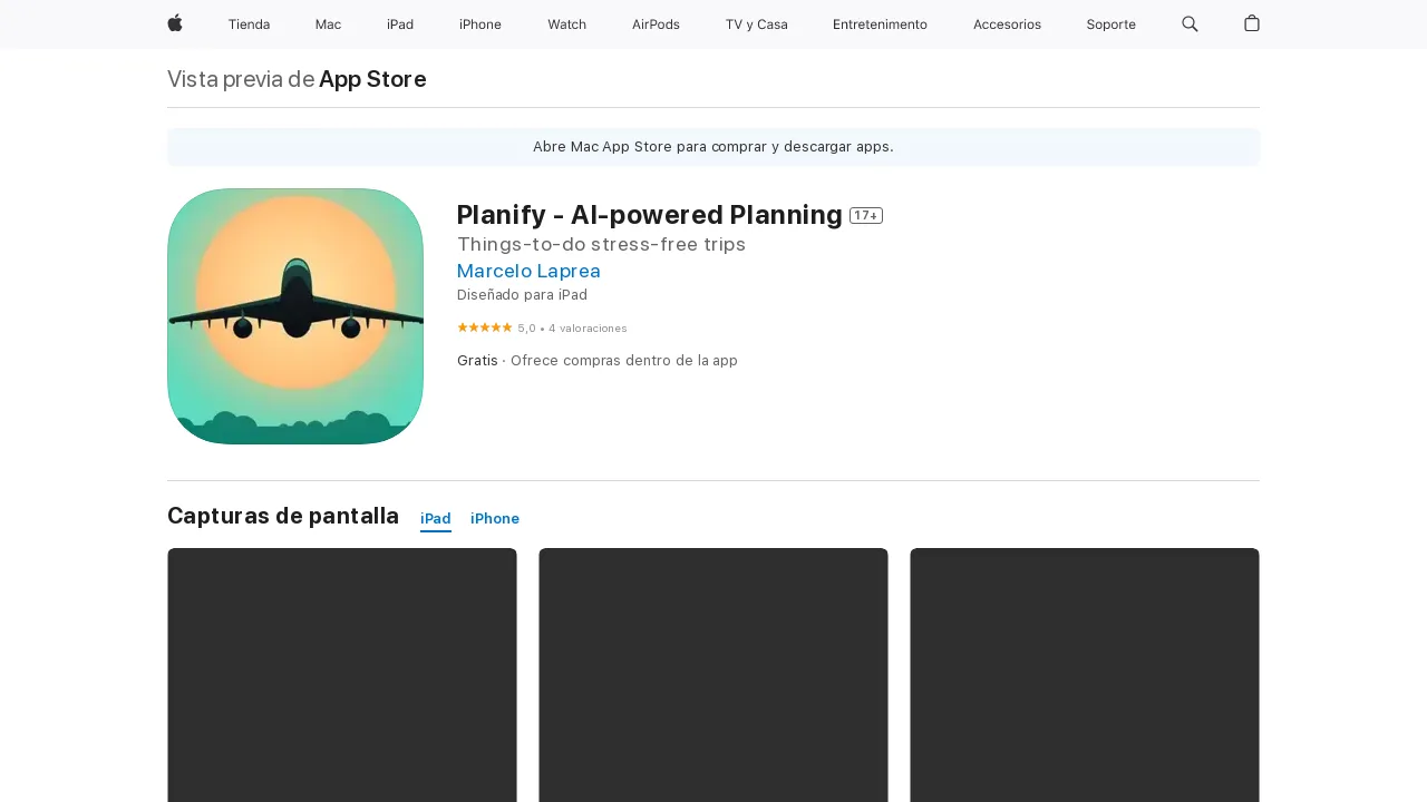 Planify screenshot