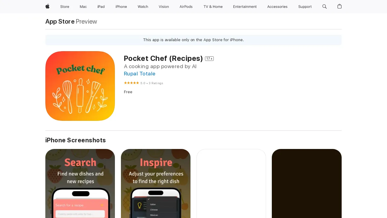 Pocket Chef (Recipes)