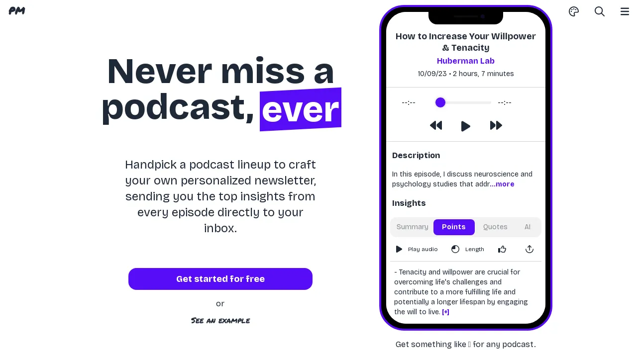 Podmob screenshot